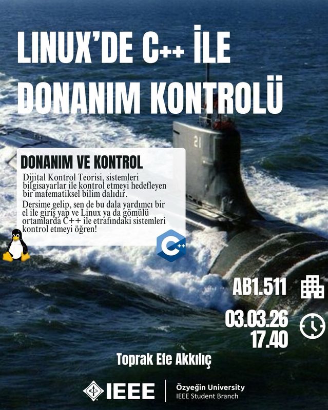 Linux'de C++ ile Donanım Kontrolü