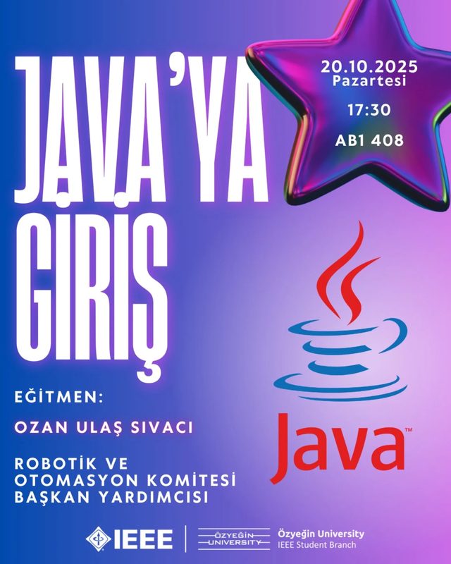 Java'ya Giriş